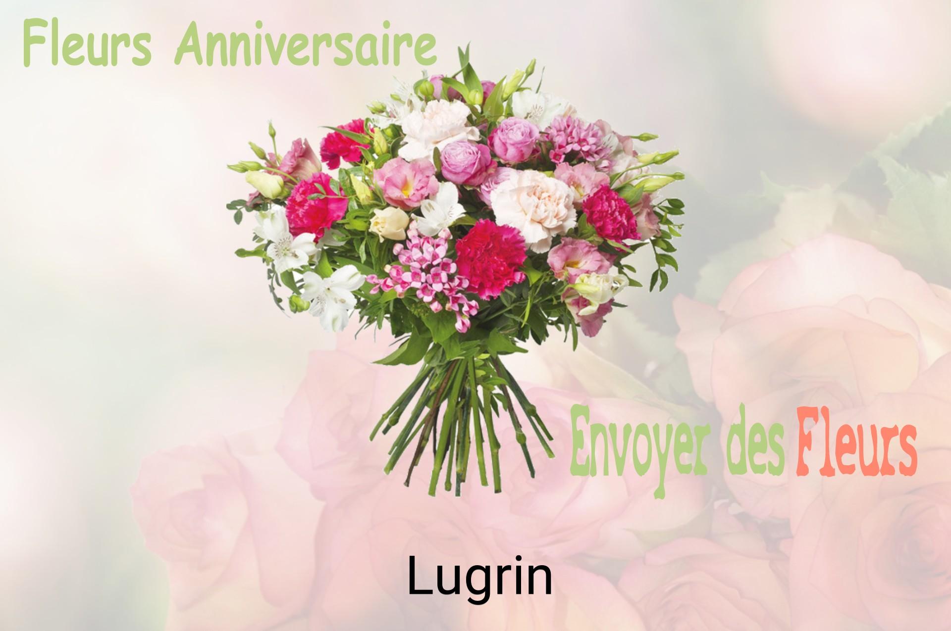 Bouquet de fleurs d’anniversaire livré à Lugrin